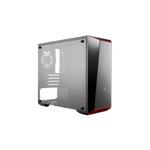 COOLER MASTER CASE MASTERBOX LITE 3.1 MINI TOWER, MICRO-ATX, MINI-ITX, 4 SLOT HDD, 1XUSB 3.0, 1X USB 2.0, AUDIO IN-OUT, 1X120MM FAN FRONT, WINDOW PANEL, BLACK-RED